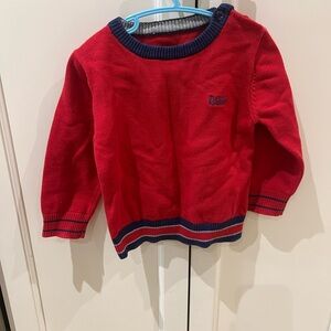 BOSS Kids Red Sweater 18-24m